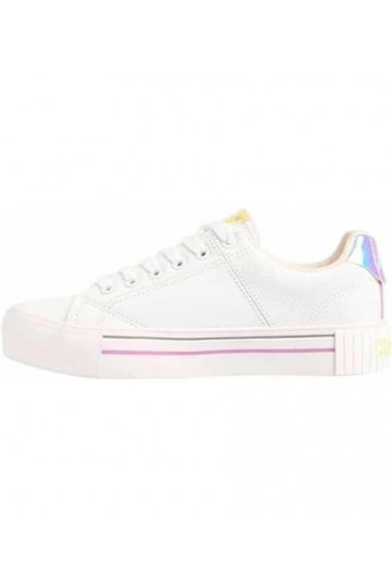 Kappa - Baskets Tudy Sportswear pour Femme - Blanc - Taille 39