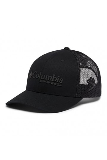 Columbia PHG Logo Mesh Snap Back – Haut Casquette, Noir, Taille Unique Mixte
