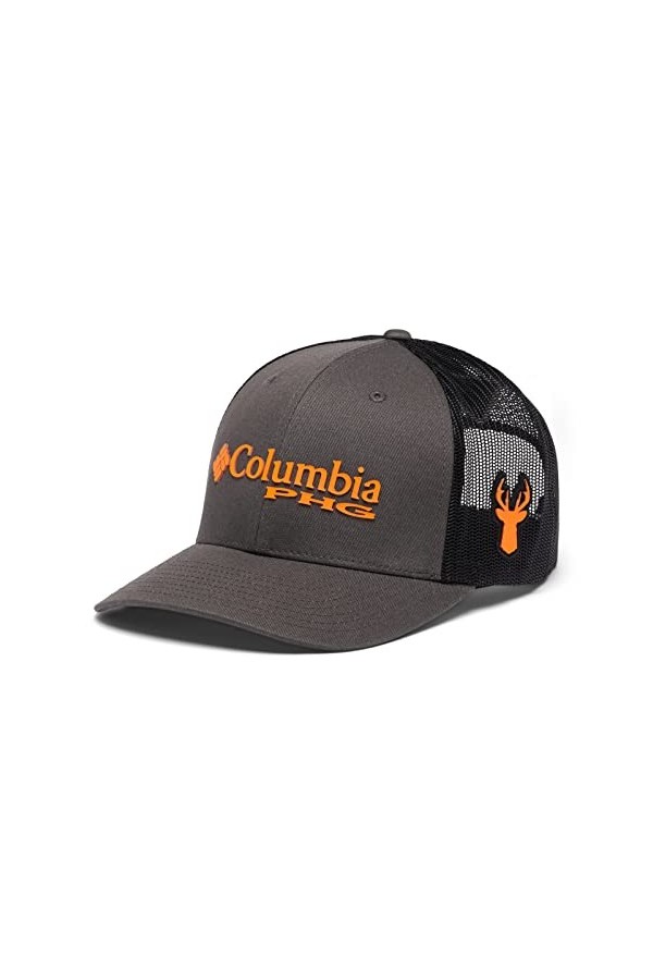 Columbia PHG Logo Mesh Snap Back – Haut Casquette, Noir, Taille Unique Mixte