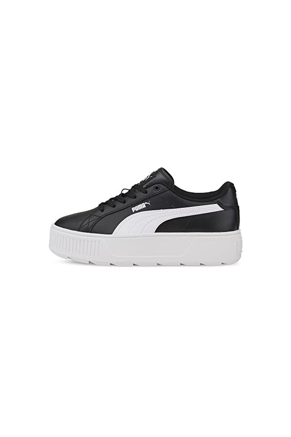 Puma Women Karmen L Sneakers, Puma White-Puma White-Puma Silver, 36 EU
