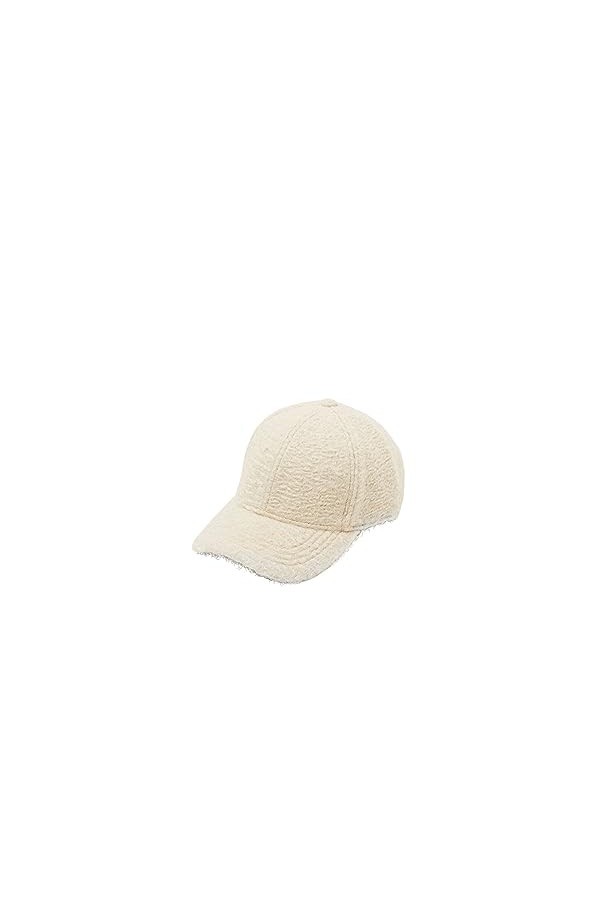 ESPRIT 093ea1p301 Casquette de Baseball, Beige, Taille M Femme