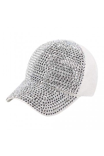 Naimo Casquette de Baseball pour Femmes avec Strass Casquette de Baseball Réglable Chapeaux de Baseball avec Diamants en plei
