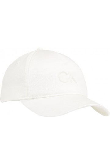 Calvin Klein Relock Inlay CK BB Cap Capuchon, Marshmallow, OS Femme