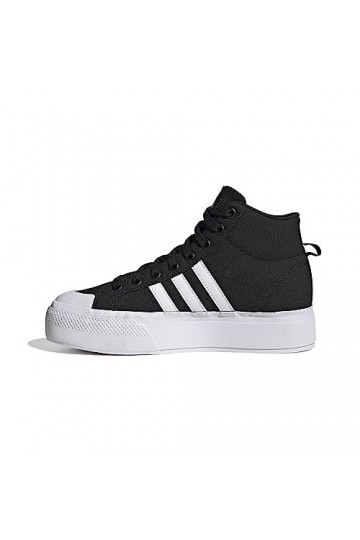 adidas Femme Bravada 2.0 Platform Mid Shoes Vulcanized, Core Black/FTWR White/Core Black, 39 1/3 EU