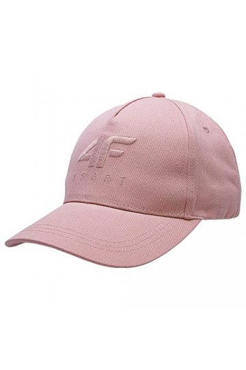 4F Cap F116 Casquette DE Baseball, Light Pink, Small Femme