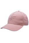 4F Cap F116 Casquette DE Baseball, Light Pink, Small Femme
