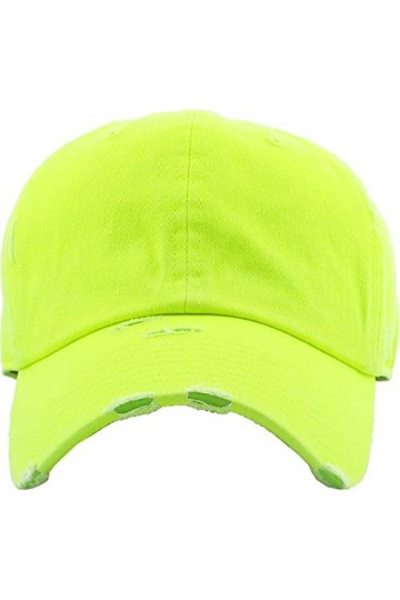 KBETHOS Baseball pour femme, Vert citron fluo, taille unique