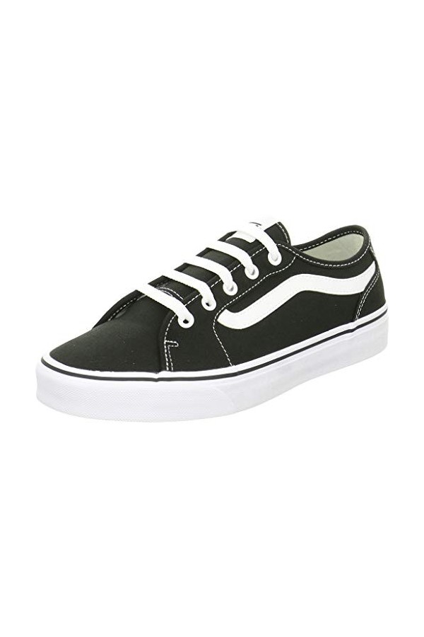 Vans Filmore Decon Suede/Canvas, Basket Femme, Checkerboard Black White, 41 EU