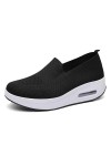Dfcdcoo Baskets orthopédiques pour femme, baskets orthopédiques pour femme, chaussures de marche à enfiler à coussin dair, s