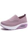 Dfcdcoo Baskets orthopédiques pour femme, baskets orthopédiques pour femme, chaussures de marche à enfiler à coussin dair, s