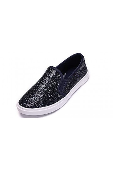 Feversole Womens Fashion Slip-on Sneaker, Glisser sur La Baskets Mode pour Femmes