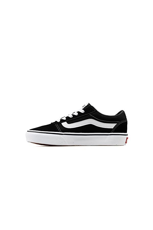 Vans Femme Ward Baskets, Suede/Canvas Black/White, 40 EU