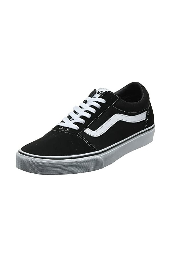 Vans Femme Ward Baskets, Suede/Canvas Black/White, 40 EU