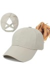 Enwokran Casquette de Baseball Femme, Queue de Cheval été Réglable Chapeau Séchage Rapide Respirante Anti-Soleil UV pour Runn