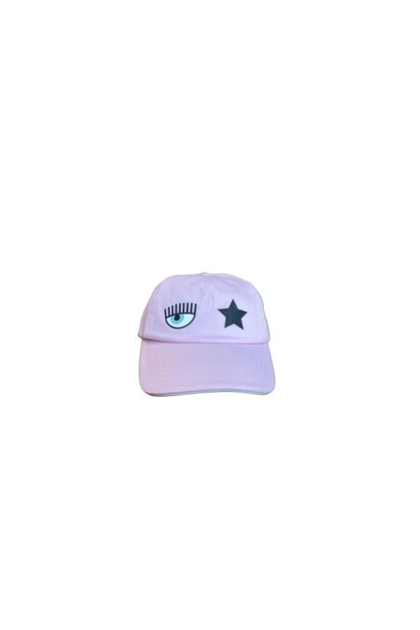 Chiara Ferragni Eye Star Casquette de baseball Rose, Rose, taille unique