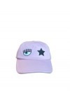 Chiara Ferragni Eye Star Casquette de baseball Rose, Rose, taille unique