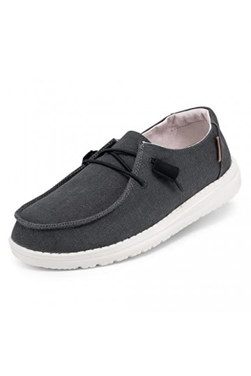 Hey Dude Wendy Linen, Moc Toe Shoes Femme, sable, 36 EU
