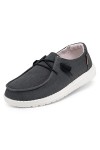 Hey Dude Wendy Linen, Moc Toe Shoes Femme, sable, 36 EU