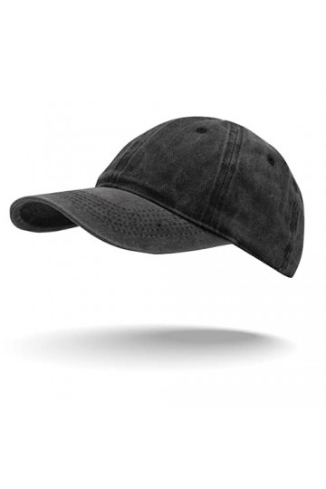 Colours & Beauty Casquette Baseball Unisexe en Coton Noir Vintage Réglable | Chapeau Baseball Homme | Chapeau Soleil Femme | 