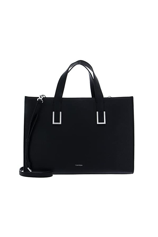 Calvin Klein CK MUST PLUS TOTE LG Noir Taille unique, ck noir, Taille unique, CK MUST PLUS TOTE LG