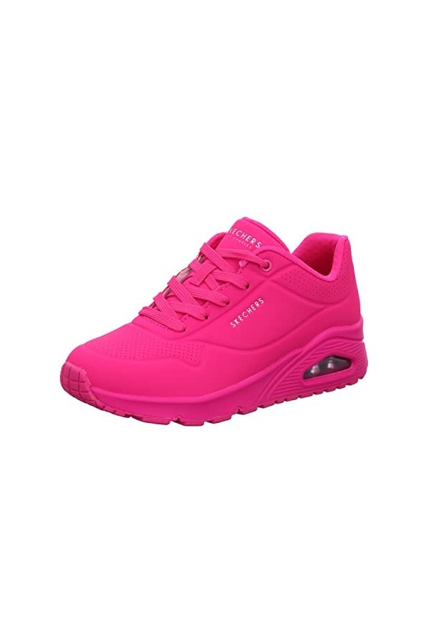 Skechers Womens UNO Bold Trainers, Pink Rose Gold Duraleather Rsgd , 5 38 EU 