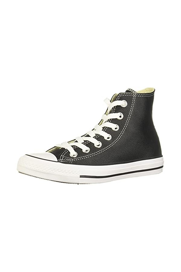 Converse Chuck Taylor All Star Season Hi, Baskets pour enfant - Noir - Noir monochrome., Mens 8, Womens 10 Medium