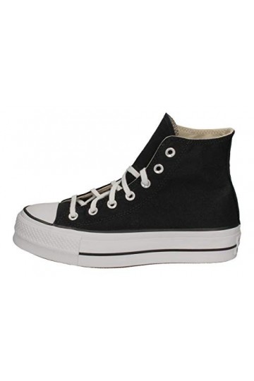 Converse Femme 560845c Baskets, Schwarz Black White White 001, 39.5 EU