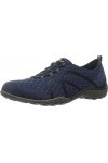 Skechers Breathe Easy - Fortune-Knit-23028, Womens Low-Top Trainers, Blue Navy , 5.5 UK 38.5 EU 