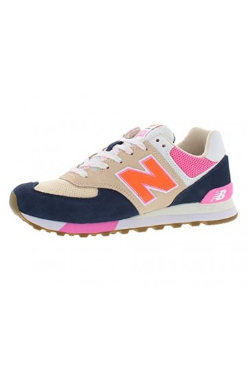 New Balance - 574 - WL574PH2 - Couleur: Beige-Rose - Pointure: 37 EU