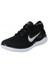 Nike Femme WMNS Free RN Flyknit 2018 Chaussures de Fitness, Noir Black/White 001 , 44 EU