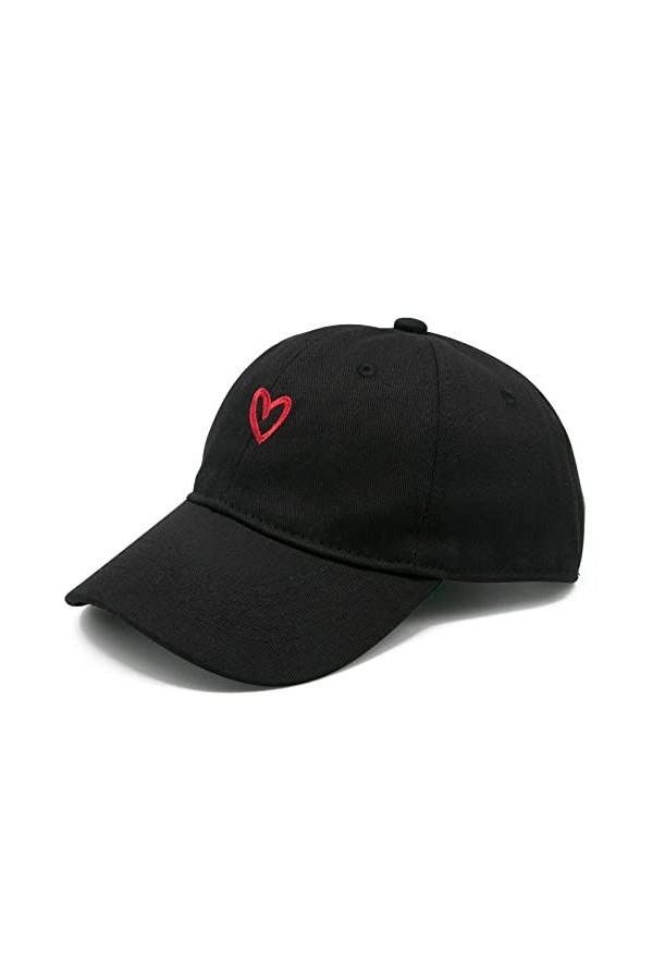 YAMEIZE Love Heart Casquette de Baseball Réglable - Casquette de Golf Sport Rainbow en Coton élégant pour Hommes Femmes Sun H
