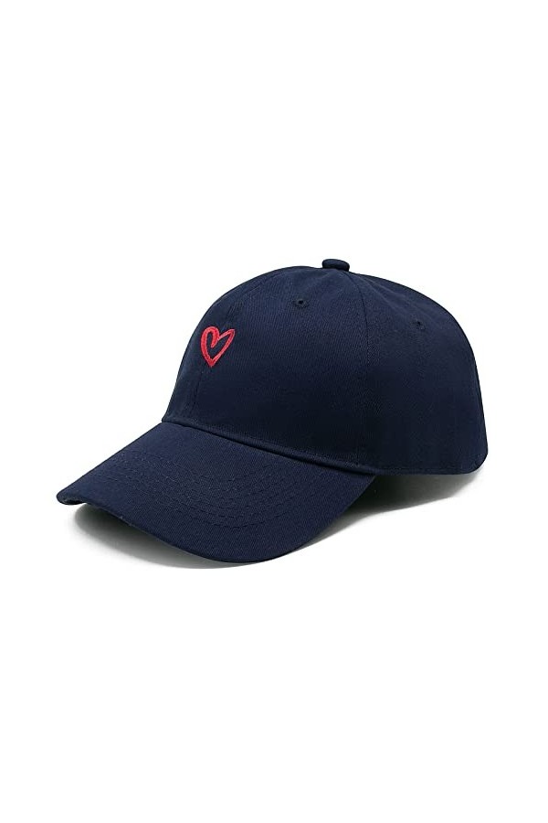 YAMEIZE Love Heart Casquette de Baseball Réglable - Casquette de Golf Sport Rainbow en Coton élégant pour Hommes Femmes Sun H