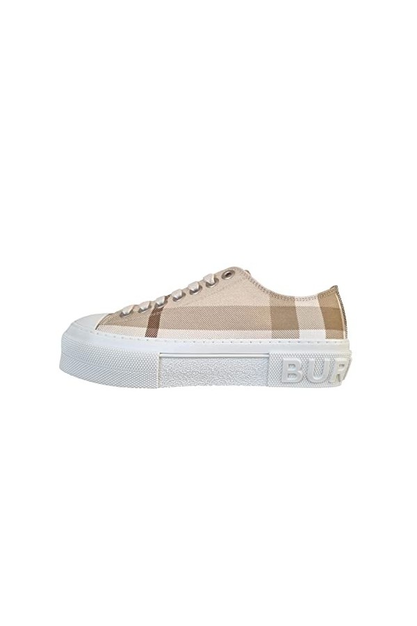 BURBERRY Chaussures Sneakers Femme en Coton 8065647 Check Corde, Check Corde, 36 EU