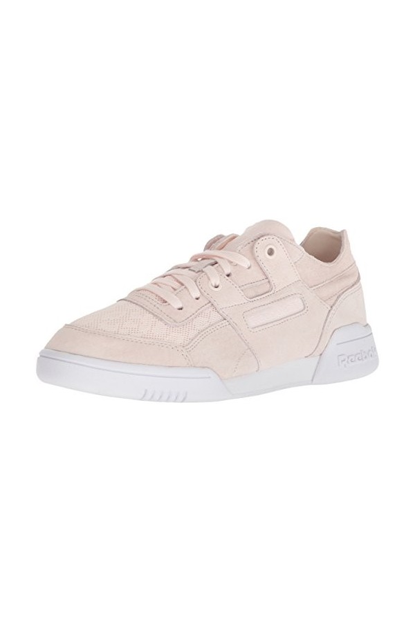 Reebok Womens W/O LO Plus Cold Pastel Sneaker, Pale Pink/White, 8.5 M US