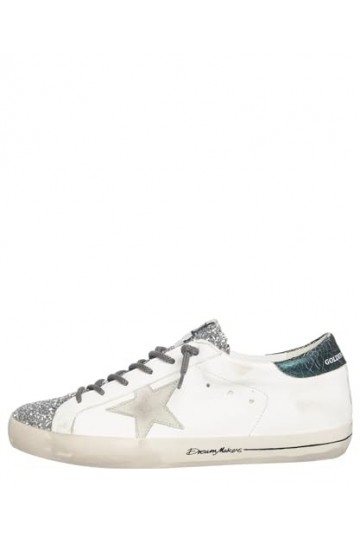 Golden Goose Femme Super-Star Basket Cream - Silver - Ice - Grey 40 EU