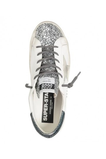 Golden Goose Femme Super-Star Basket Cream - Silver - Ice - Grey 40 EU