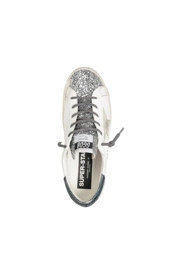 Golden Goose Femme Super-Star Basket Cream - Silver - Ice - Grey 40 EU