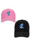 Lot de 2 Casquette de Baseball,Stich Casquette de Baseball pour Enfants,Cartoon Réglable Casquette à Visière,Chapeau de Solei
