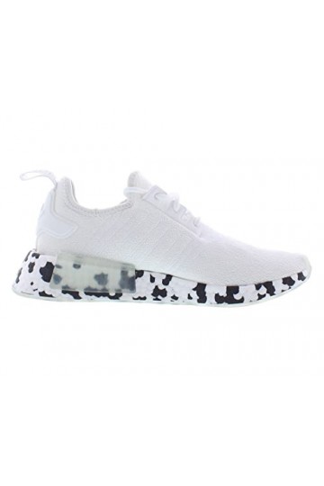 adidas Originals Baskets NMD_R1 pour femme, Blanc/Noir/Blanc, 40 2/3 EU