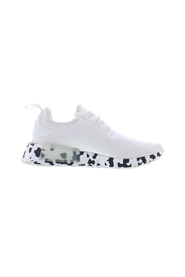 adidas Originals Baskets NMD_R1 pour femme, Blanc/Noir/Blanc, 40 2/3 EU