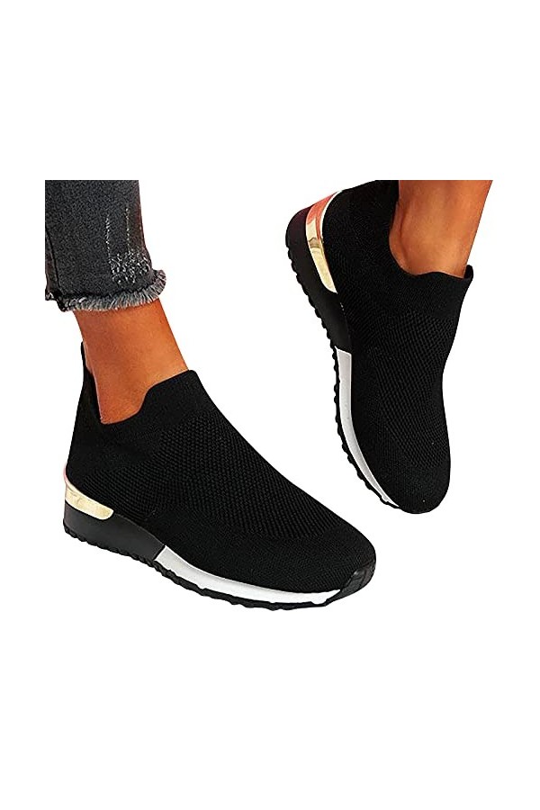 2024 Mode Chaussures de Sécurité Femme Chaussure De Sport Femme A La Baskets à Compensés pour Femmes Mode Air Running Course 