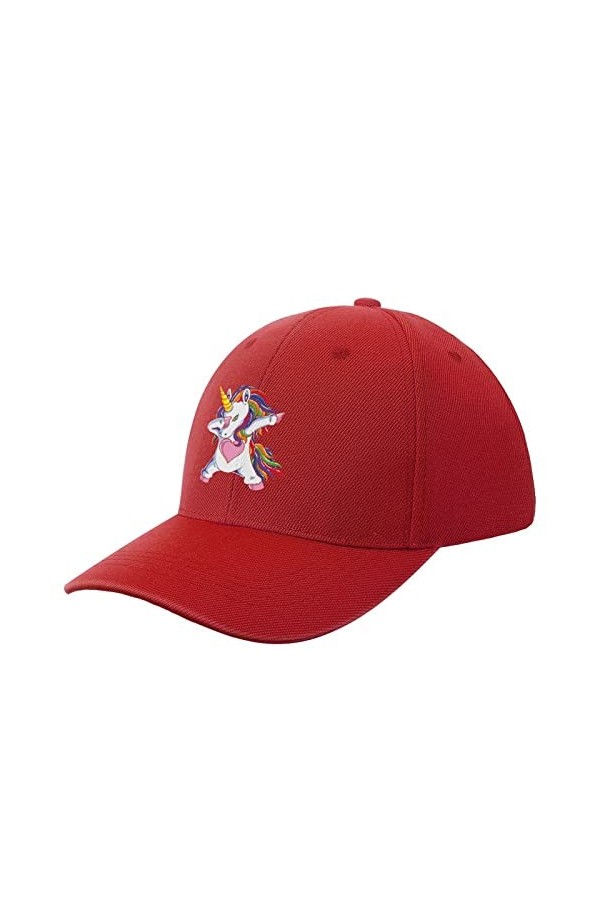 NIBABA Casquette de baseball mignonne licorne pour femme - Casquette de sport pour homme - Casquette de baseball réglable - T