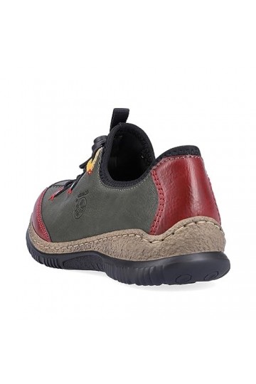 Rieker Femme N3271 Basket, Multicolour, 39 EU