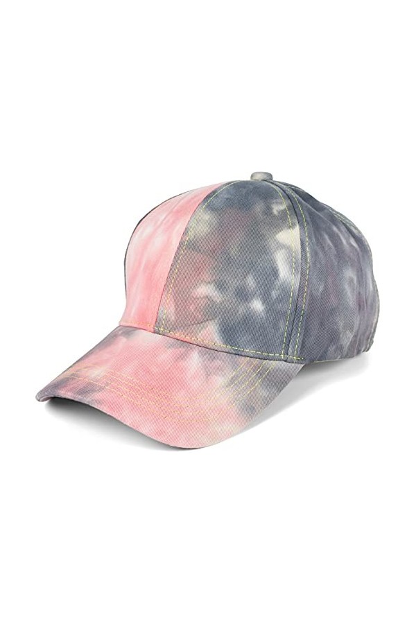 styleBREAKER Casquette de Baseball pour Femmes avec Motif Batik, Motif Unique, 6 Panneaux, Casquette de Baseball, réglable pa