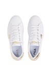 FILA Femme Lusso F WMN Basket, Or Blanc, 39 EU