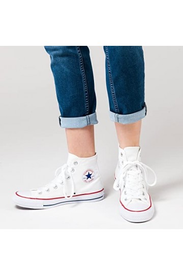 Converse Schuhe Chuck Taylor All Star Hi Optical White M7650C 37 Weiss