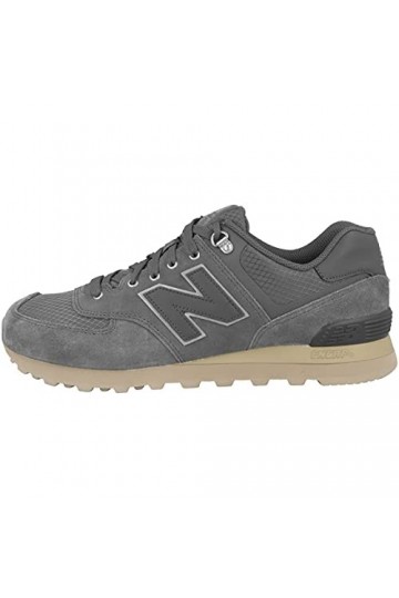 New Balance – Baskets basses pour femme, Noir/Rouge, 10 Women/8.5 Men