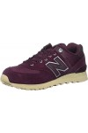 New Balance – Baskets basses pour femme, Noir/Rouge, 10 Women/8.5 Men