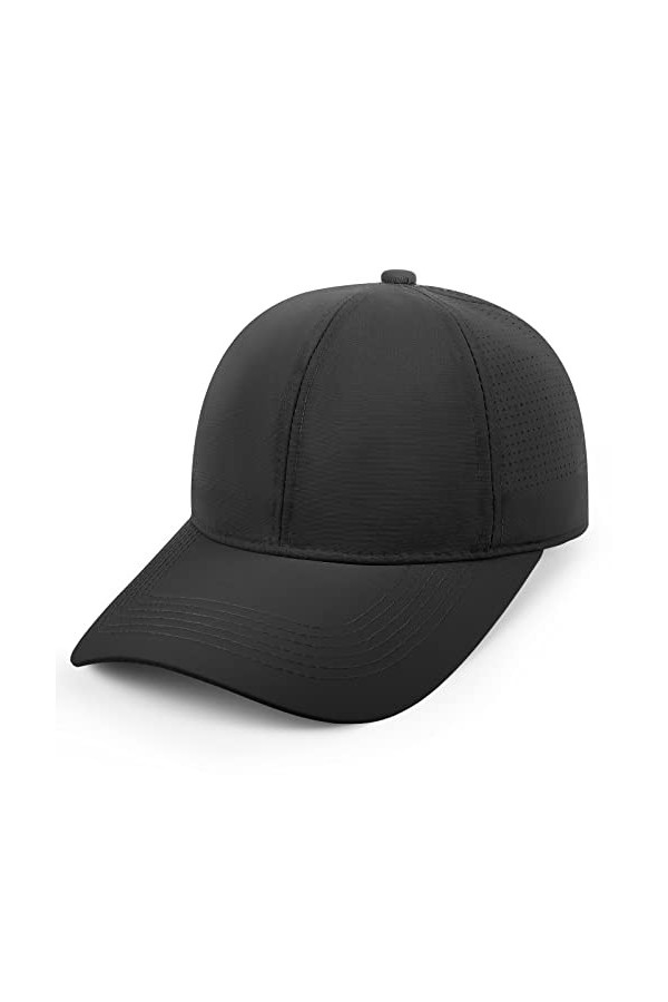 TOMEEK Casquette de Baseball Femme Homme en Mesh Casquette Imperméable à Séchage Rapide Casquette de Sport Respirante Plein A
