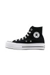Converse Femme Chuck Taylor Ctas Lift Hi Baskets, Noir Blanc Blanc, 42 EU